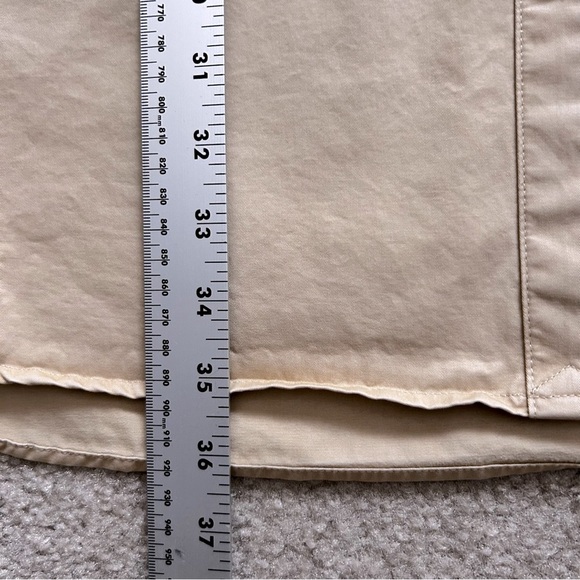 Lauren Ralph Lauren Tan Denim Button Down Utility Dress - Picture 9 of 9